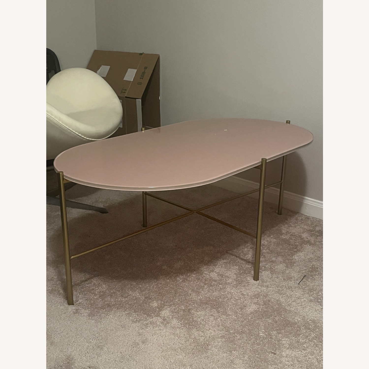 Article Pink Silicus Oblong Coffee Table - image-5