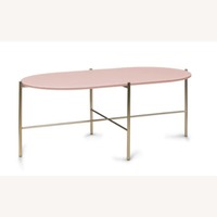 Article Pink Silicus Oblong Coffee Table