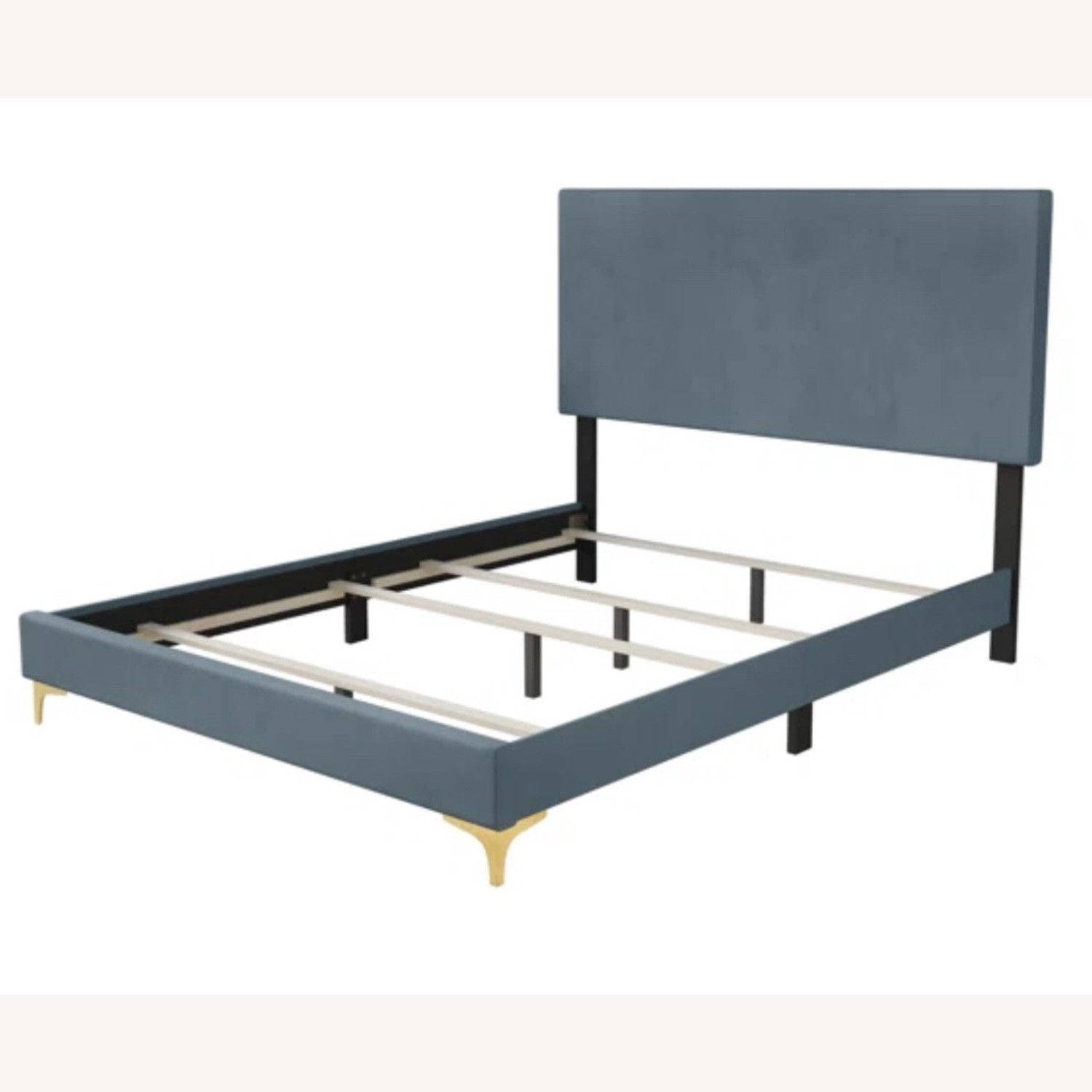 Wayfair Blue Suede Full Bed - image-2