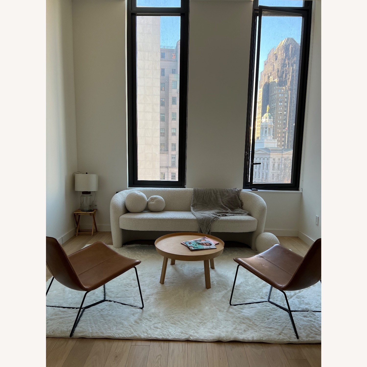 Kardiel Miranda White Boucle 3+ Seater Sofa - image-2