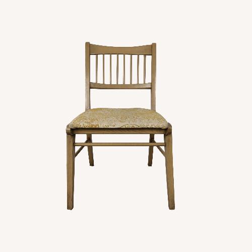 Used Mid Century Side Chair with Limed Oak Finish for sale on AptDeco