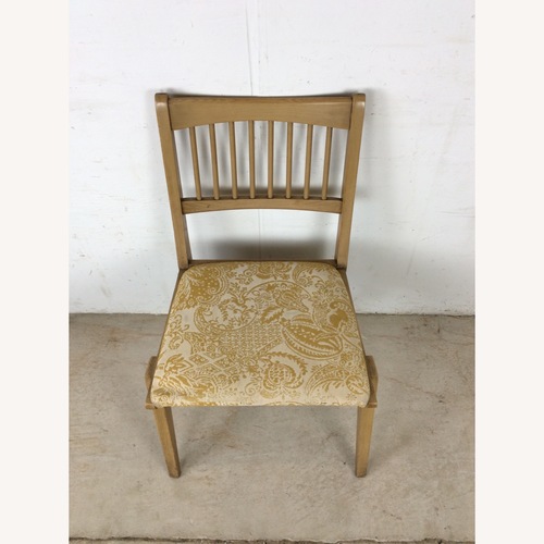 Used Mid Century Side Chair with Limed Oak Finish for sale on AptDeco