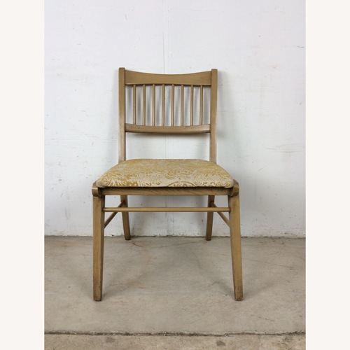 Used Mid Century Side Chair with Limed Oak Finish for sale on AptDeco