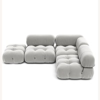 Mario Bellini Light Gray 3+ Piece Sectional