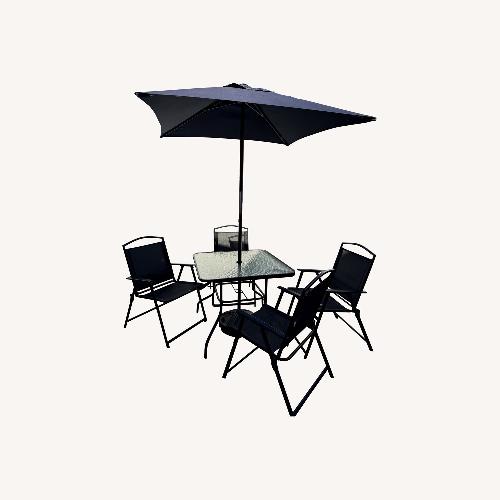 Used Target 6 PC Dining Set with Umbrella  for sale on AptDeco