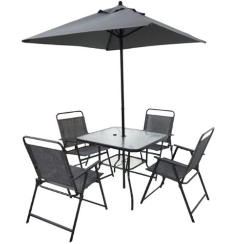Used Target 6 PC Dining Set with Umbrella  for sale on AptDeco