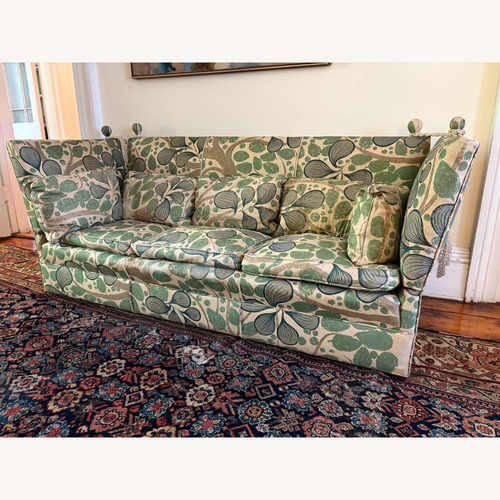 Used Vintage/Antique Linen 3+ Seater Sofa for sale on AptDeco