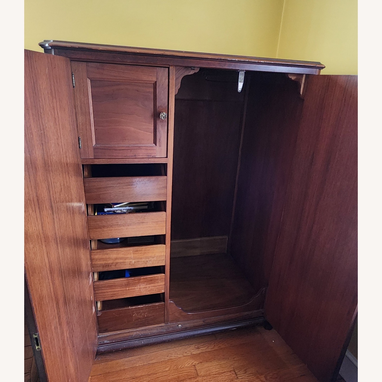  Wood-Inlayed Chifferobe 1920s - image-6