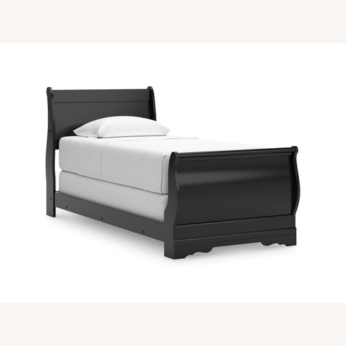 Used Ashley Furniture Black Twin Bed for sale on AptDeco