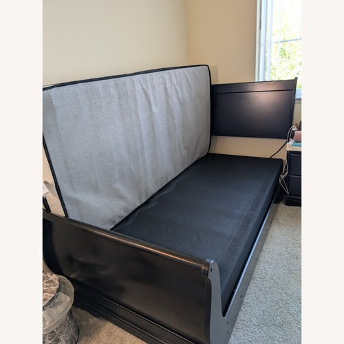 Used Ashley Furniture Black Twin Bed for sale on AptDeco
