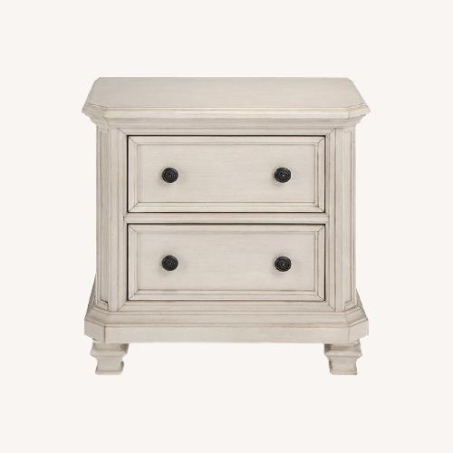 Used Bob's Discount Furniture Natural Nightstand for sale on AptDeco
