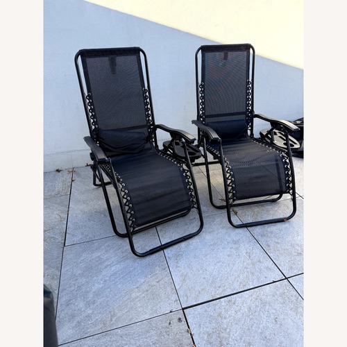 Used 2 Adjustable Patio Chair Recliners  for sale on AptDeco