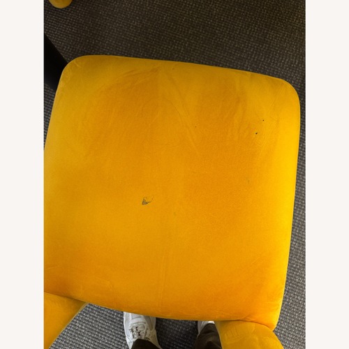 Used Yellow Fabric Dining Chairs for sale on AptDeco