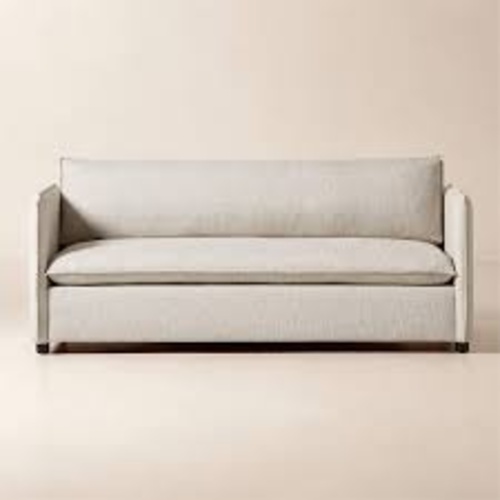 Used CB2 Corroy Natural Linen Sleeper Sofa for sale on AptDeco