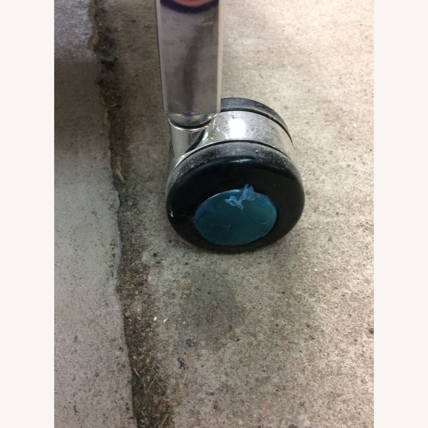 Postmodern Chrome & Glass Wheeled Bar Cart - image-16