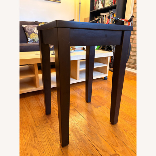 Used Pottery Barn Dark Brown Wood Side Tables for sale on AptDeco