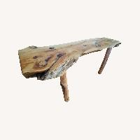 Live Edge Wood Accent Table