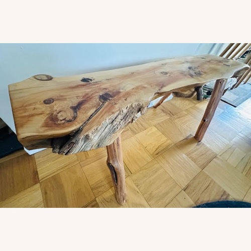 Used Live Edge Wood Accent Table for sale on AptDeco