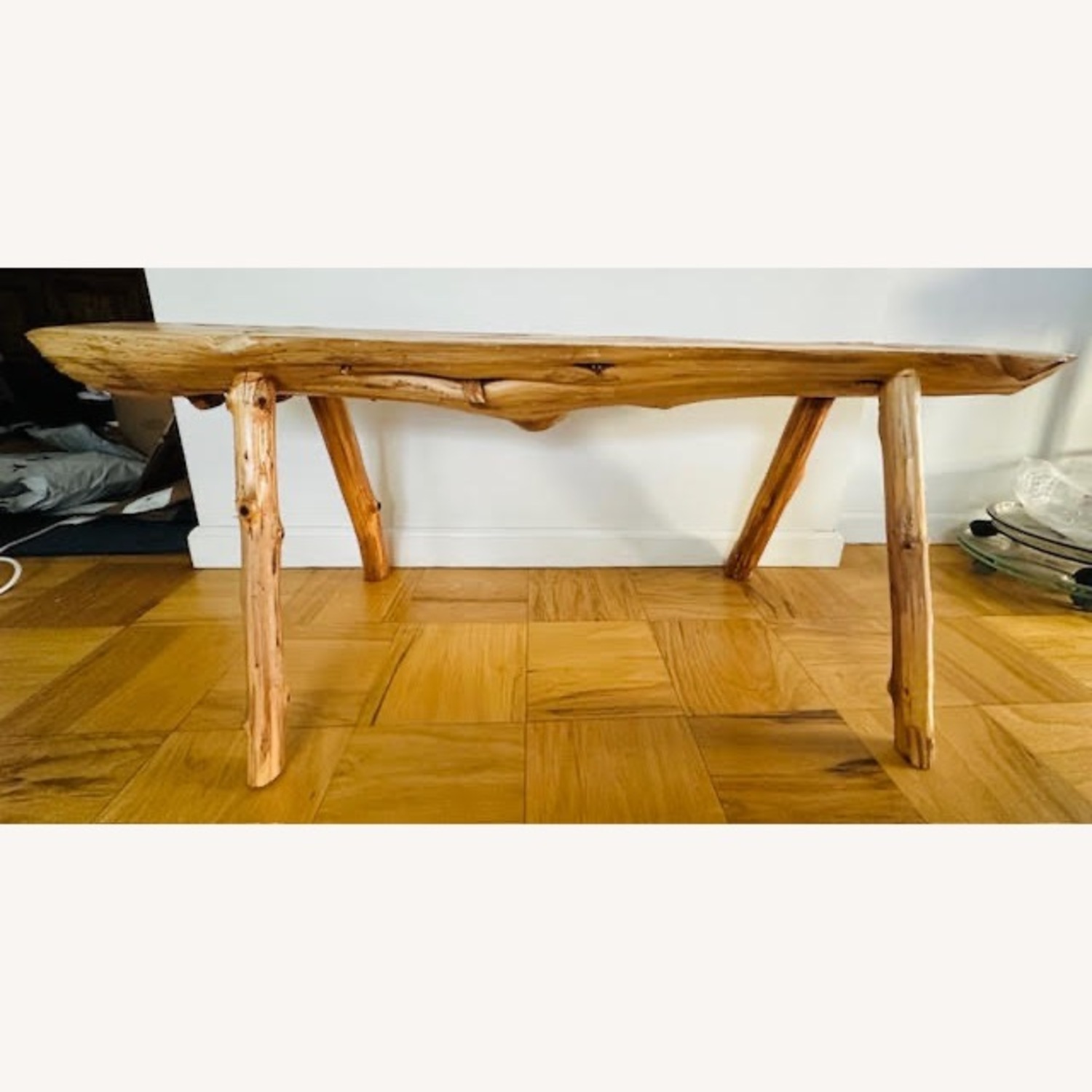 Live Edge Wood Accent Table - image-1