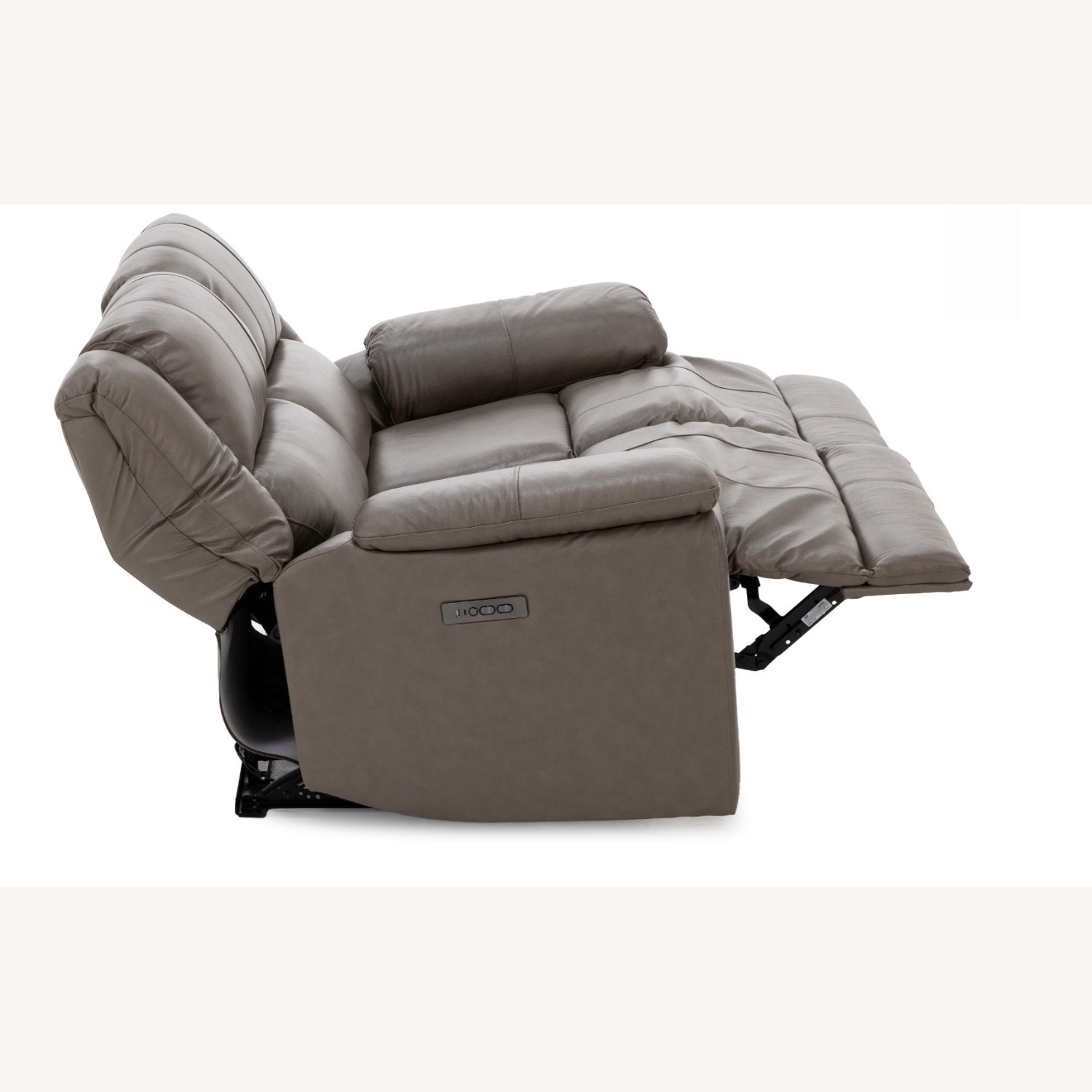 Anderson Teak Dark Brown Leather Loveseat - image-4