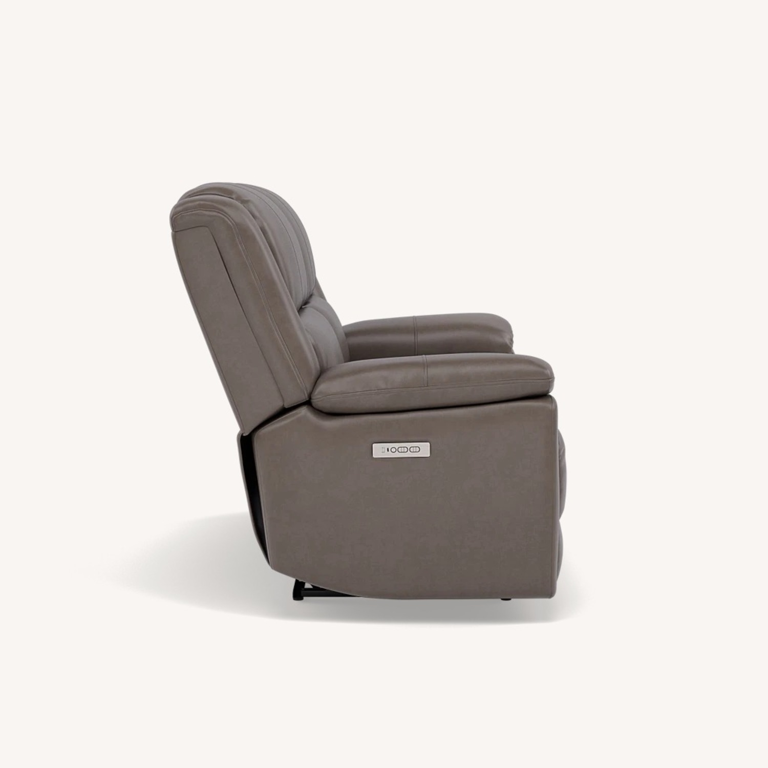 Anderson Teak Dark Brown Leather Loveseat - image-2