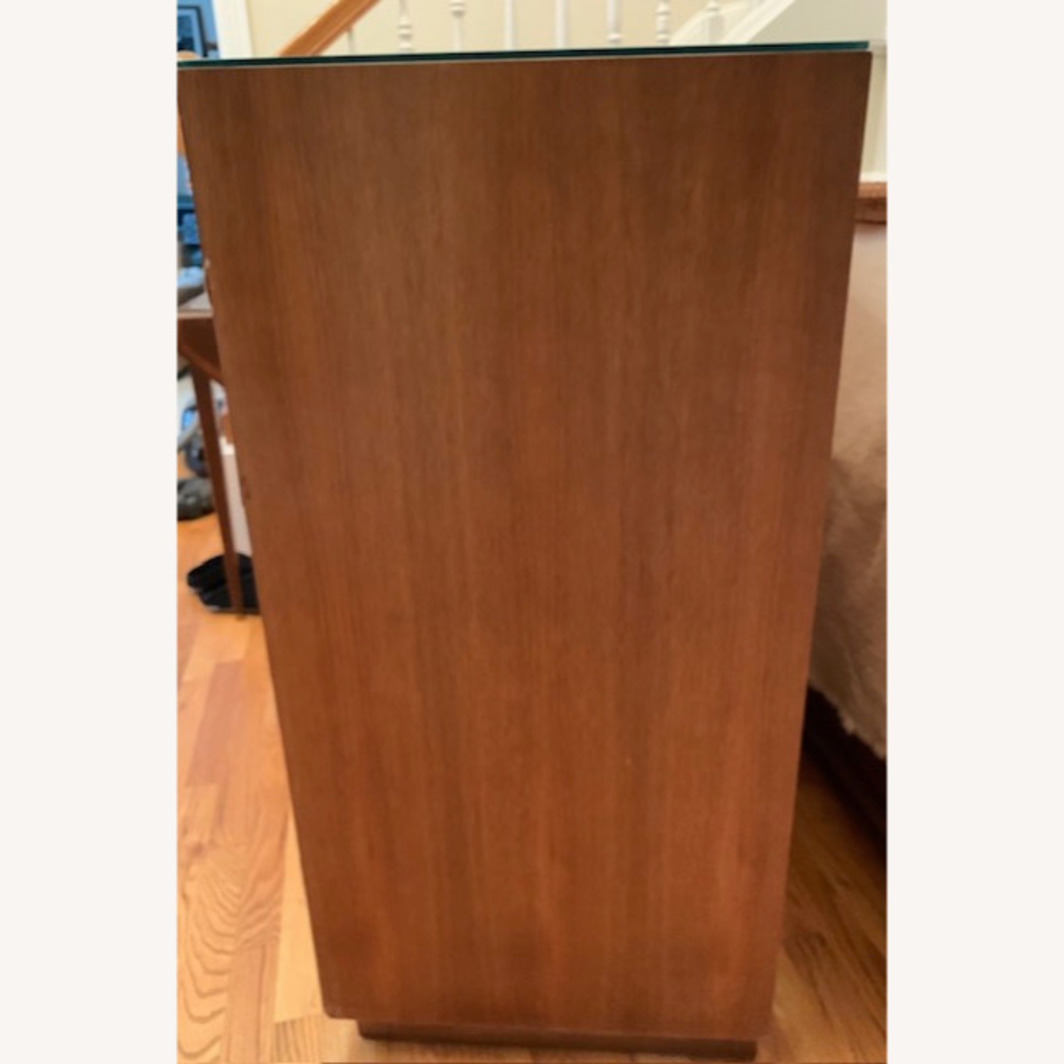 Ramseur MCM 5 Drawer Dresser w Glass Top - image-5