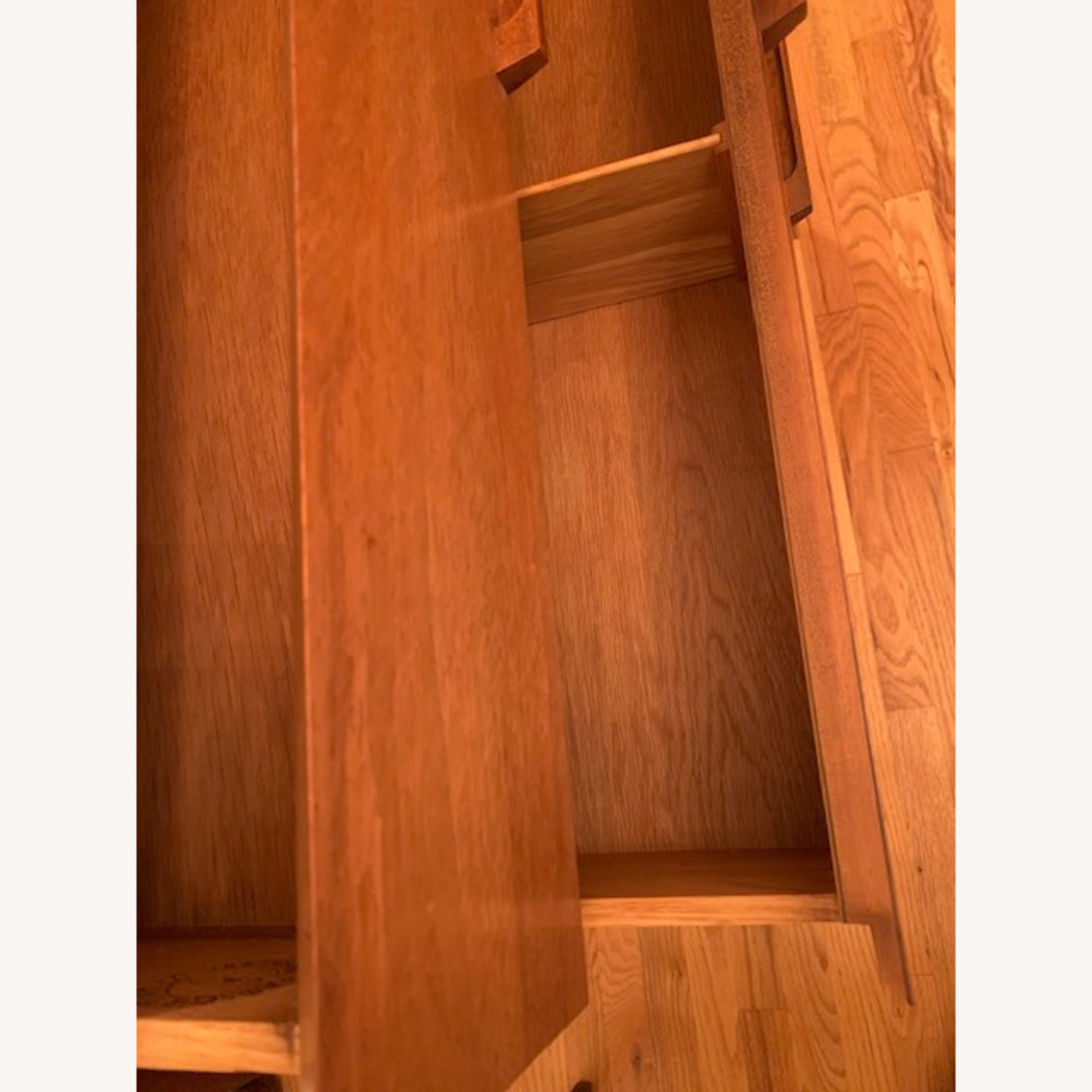 Ramseur MCM 5 Drawer Dresser w Glass Top - image-14