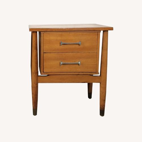 Used Pair Mid Century 2 Drawer Nightstands by Drexel for sale on AptDeco