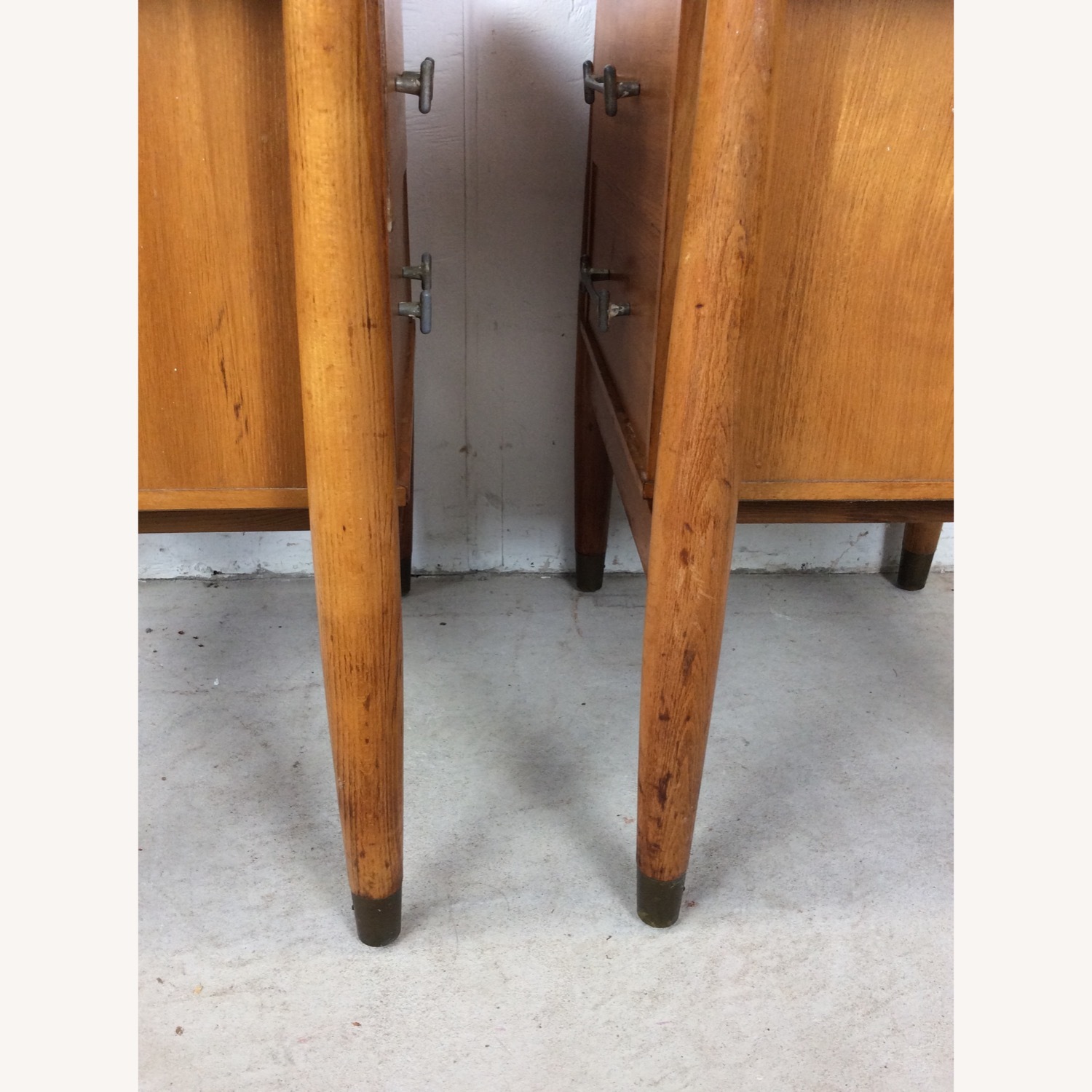 Pair Mid Century 2 Drawer Nightstands by Drexel - image-21