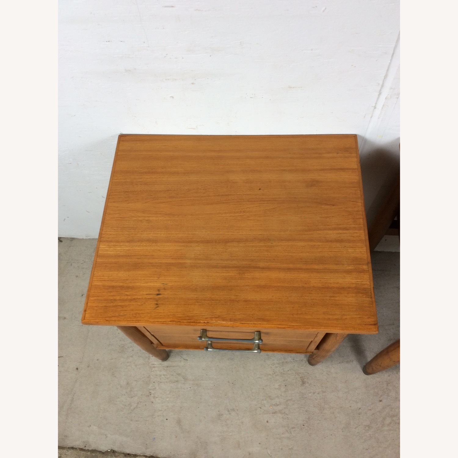 Pair Mid Century 2 Drawer Nightstands by Drexel - image-2