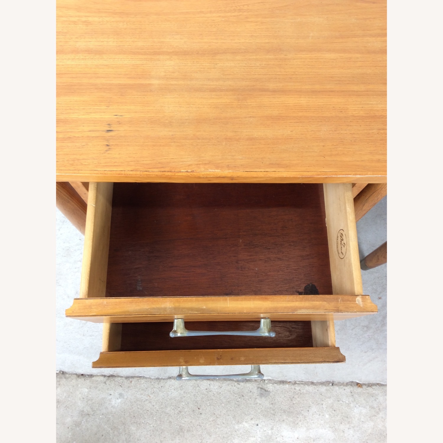 Pair Mid Century 2 Drawer Nightstands by Drexel - image-14