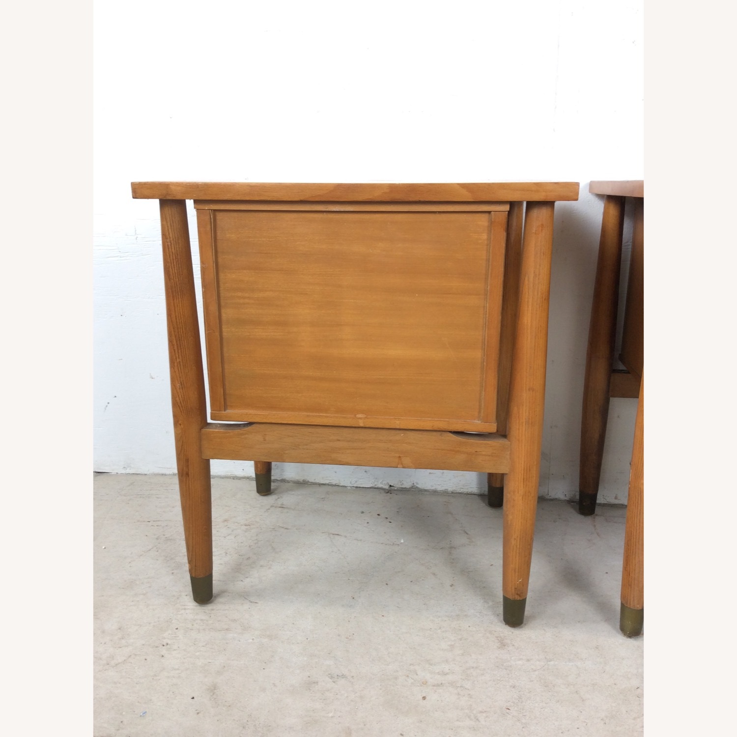 Pair Mid Century 2 Drawer Nightstands by Drexel - image-22