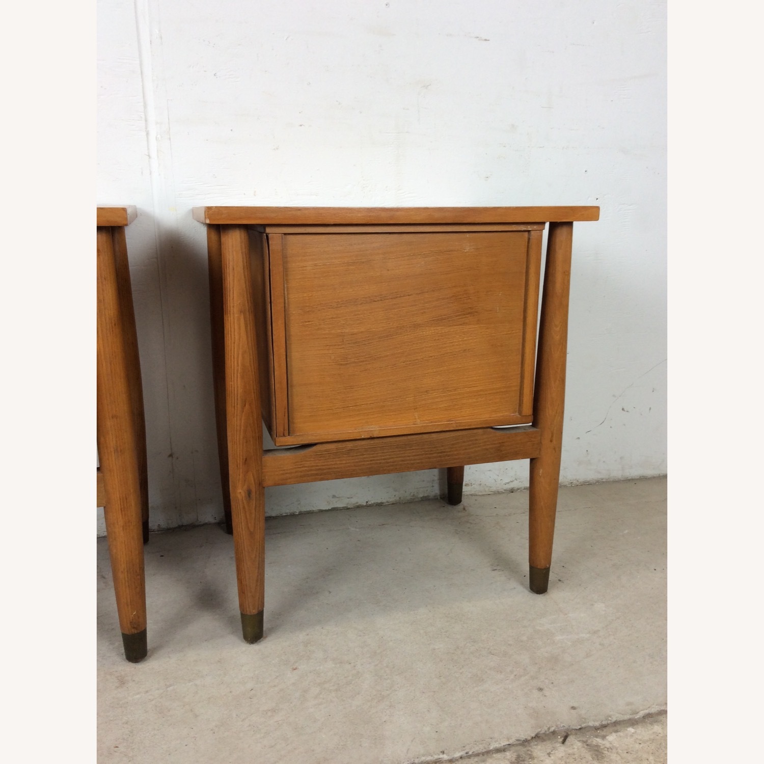 Pair Mid Century 2 Drawer Nightstands by Drexel - image-23