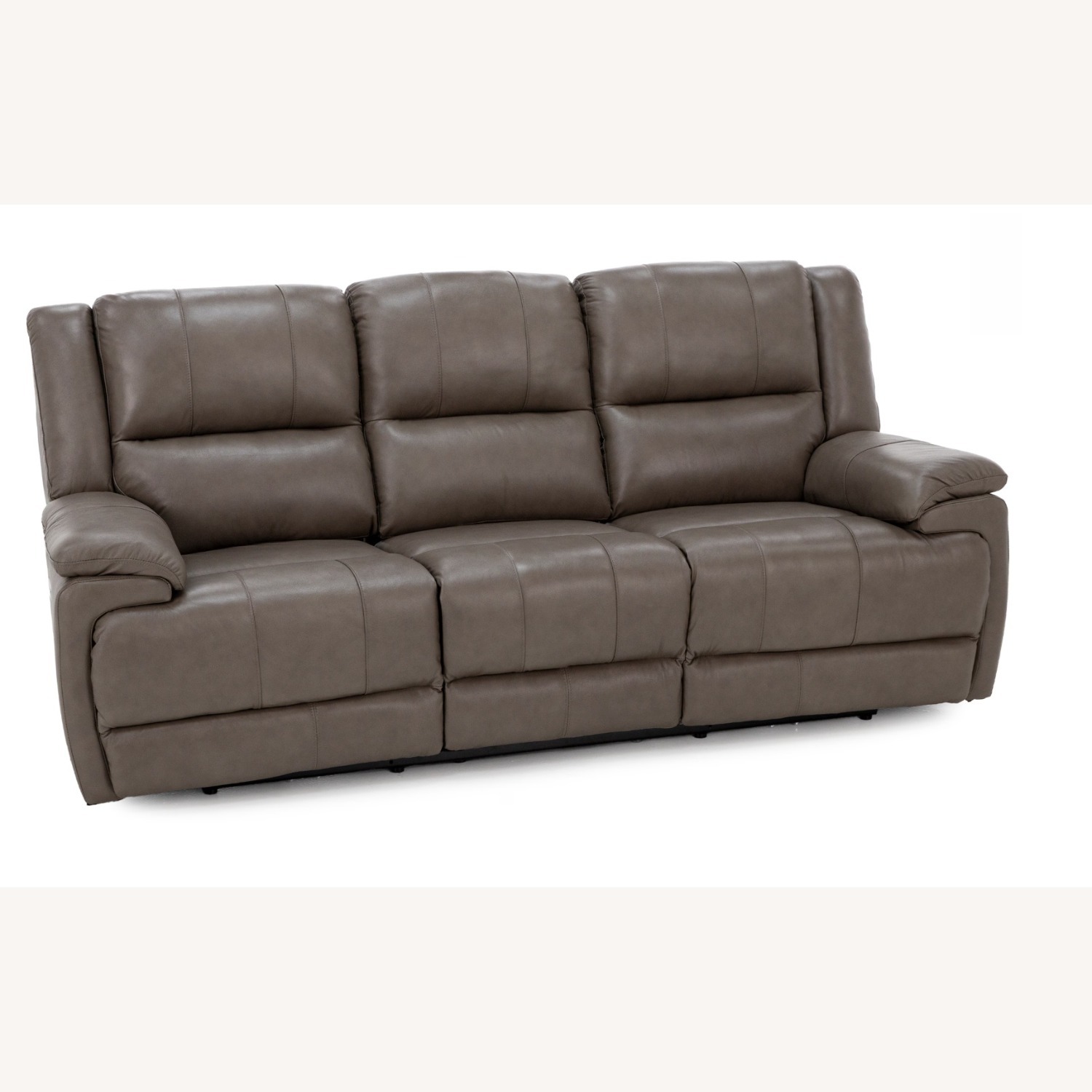 Anderson Teak Dark Brown Leather 3+ Seater Sofa - image-3