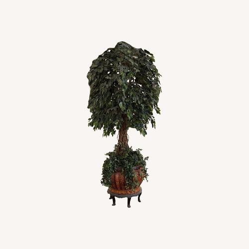 Used Taylor Made Custom Artificial Ficus Tree with Braided Trunk for sale on AptDeco
