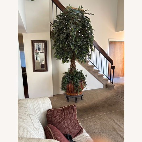 Used Taylor Made Custom Artificial Ficus Tree with Braided Trunk for sale on AptDeco