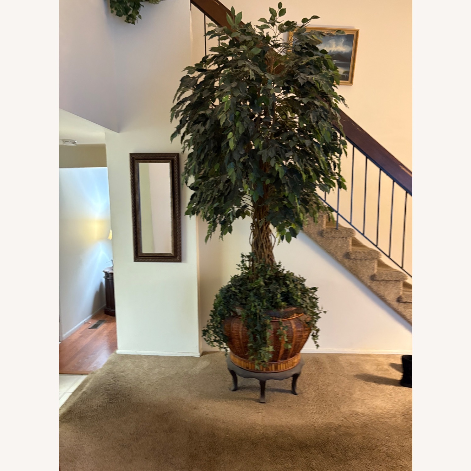 Taylor Made Custom Artificial Ficus Tree with Braided Trunk - image-5