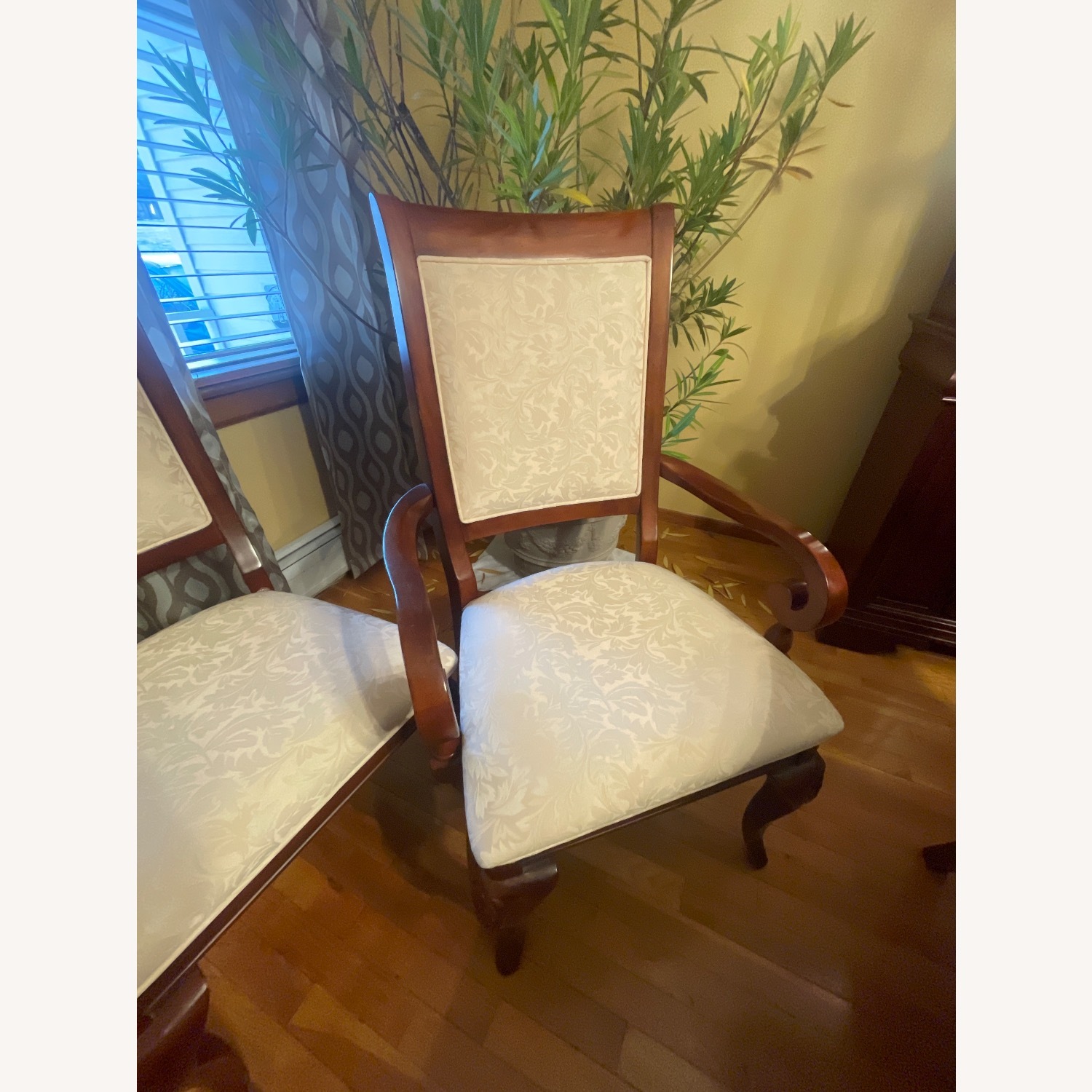 Vintage/Antique Dark Brown Wood Dining Table - image-2