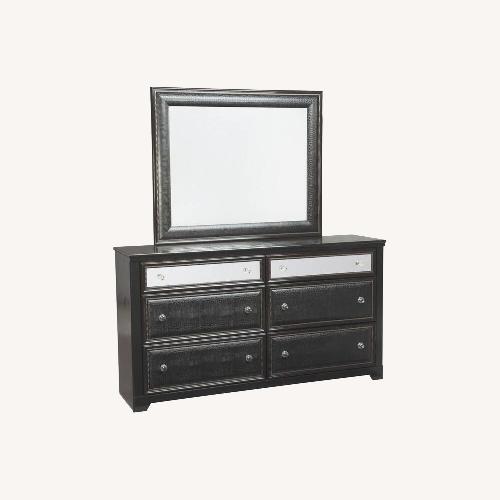 Used Ashley Furniture Black Wood Dresser for sale on AptDeco