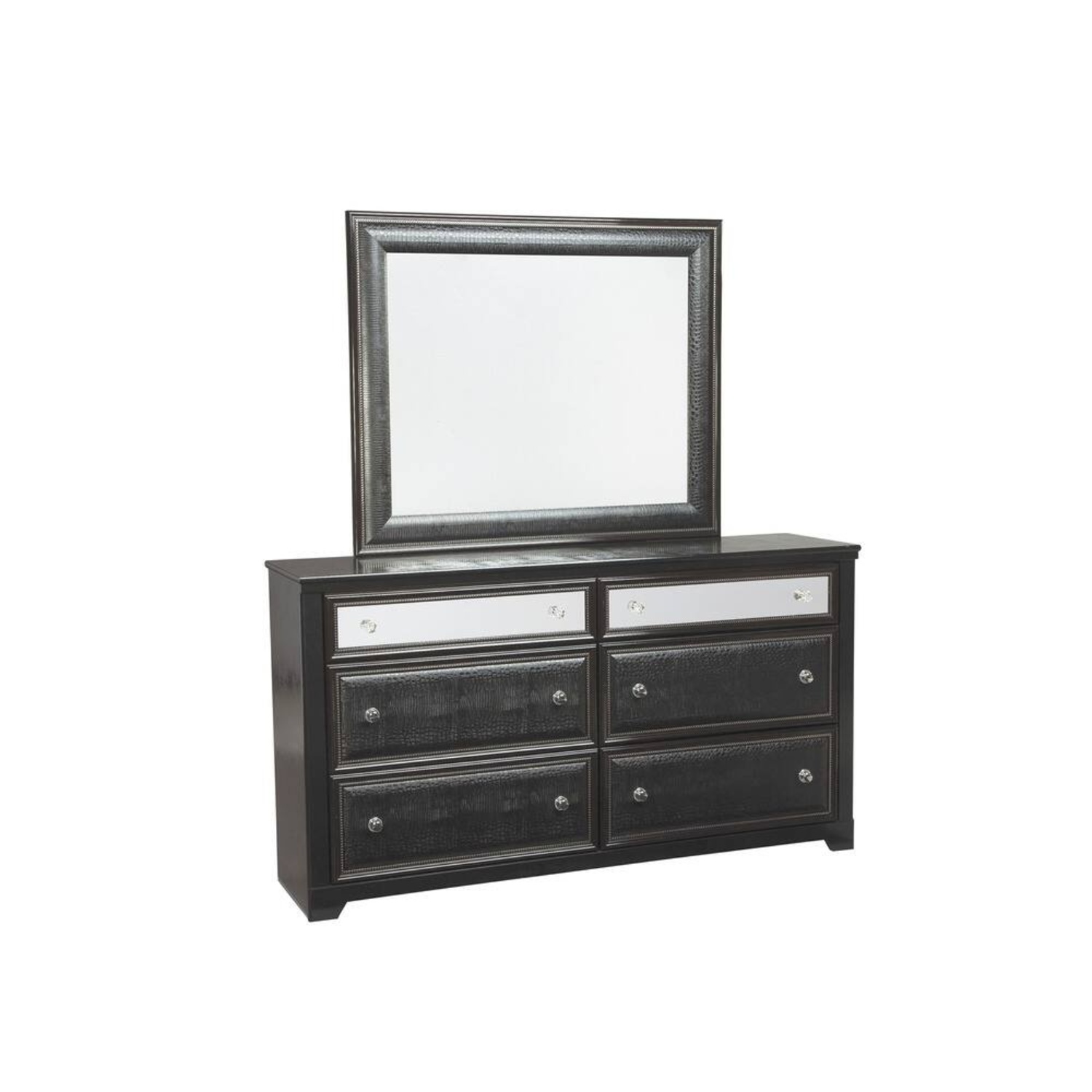 Ashley Furniture Black Wood Dresser - image-0