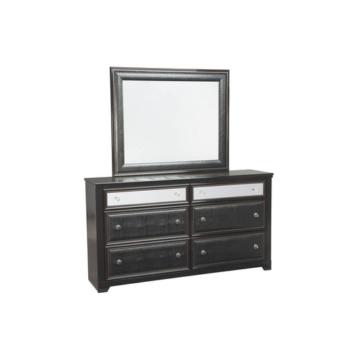 Used Ashley Furniture Black Wood Dresser for sale on AptDeco