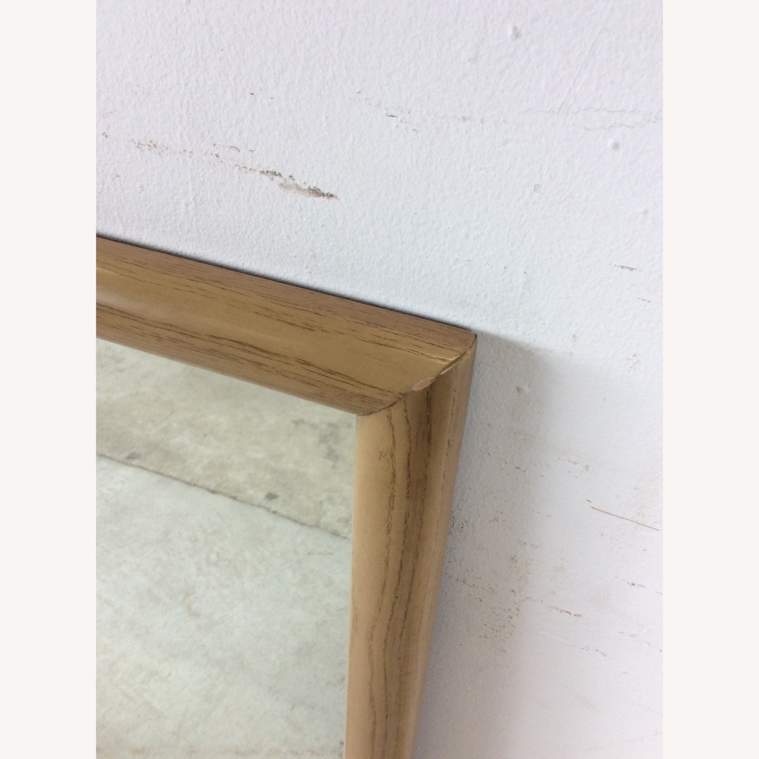 Mid Century Modern Mirror with Limed Oak Finish - image-7
