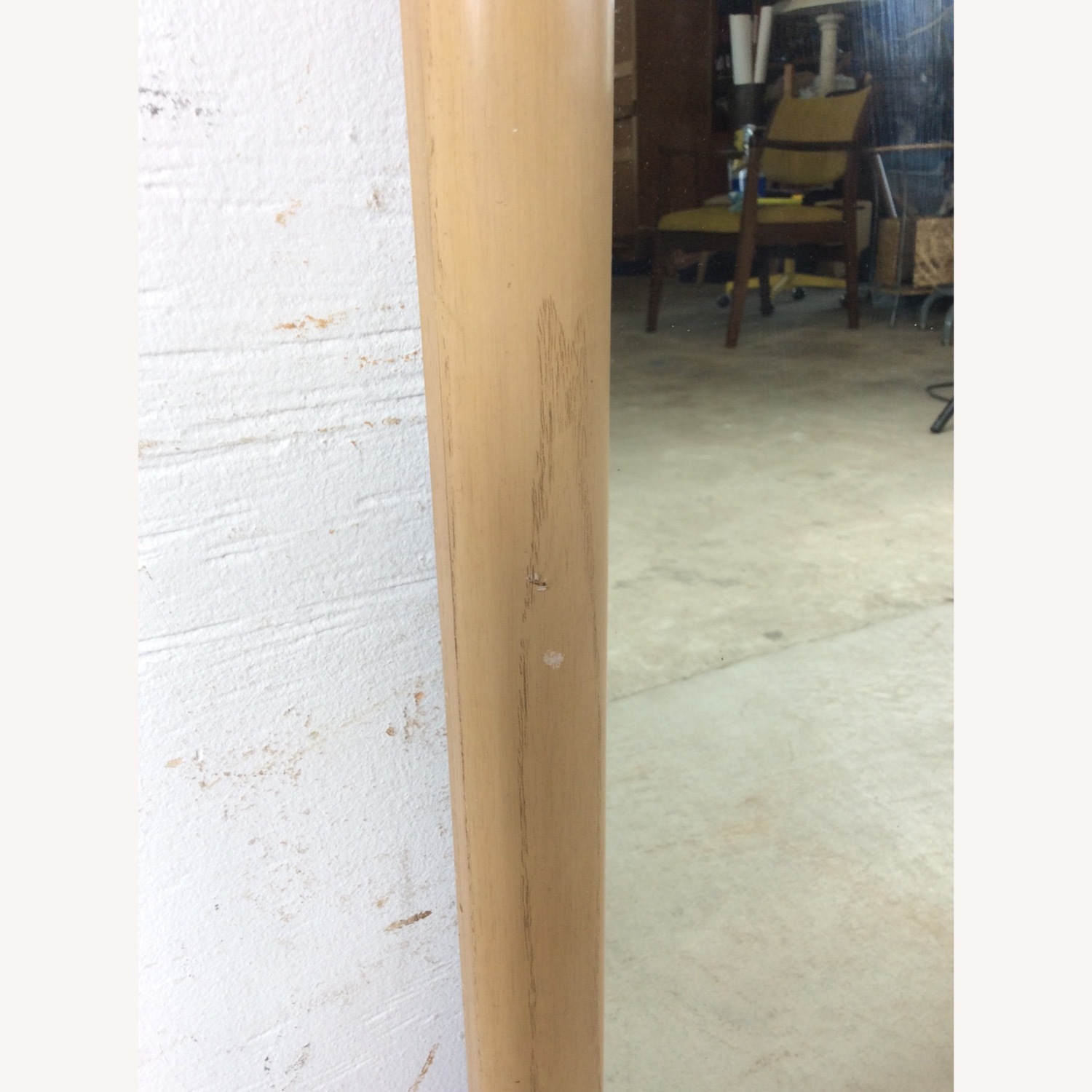 Mid Century Modern Mirror with Limed Oak Finish - image-9