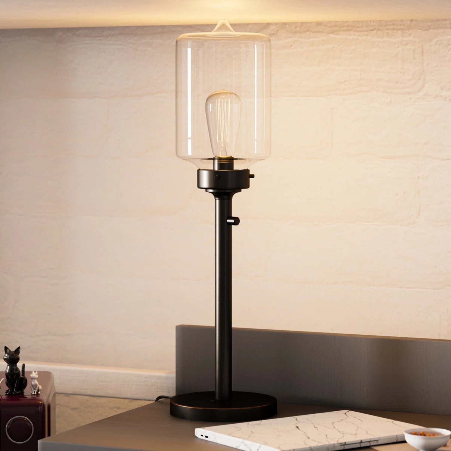 Wayfair Casey Table Lamp in Oil Rubbed Bronze - image-6