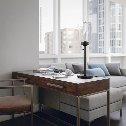 Used Wayfair Casey Table Lamp in Oil Rubbed Bronze for sale on AptDeco