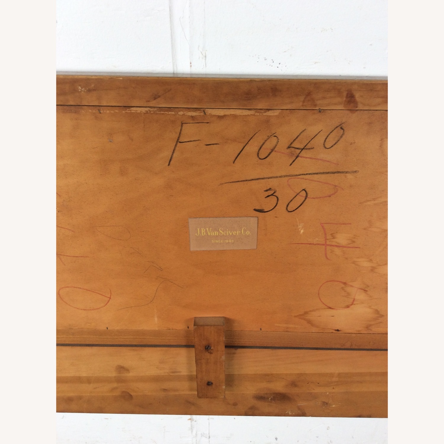 Mid Century Head & Footboard in Limed Oak Finish - image-14