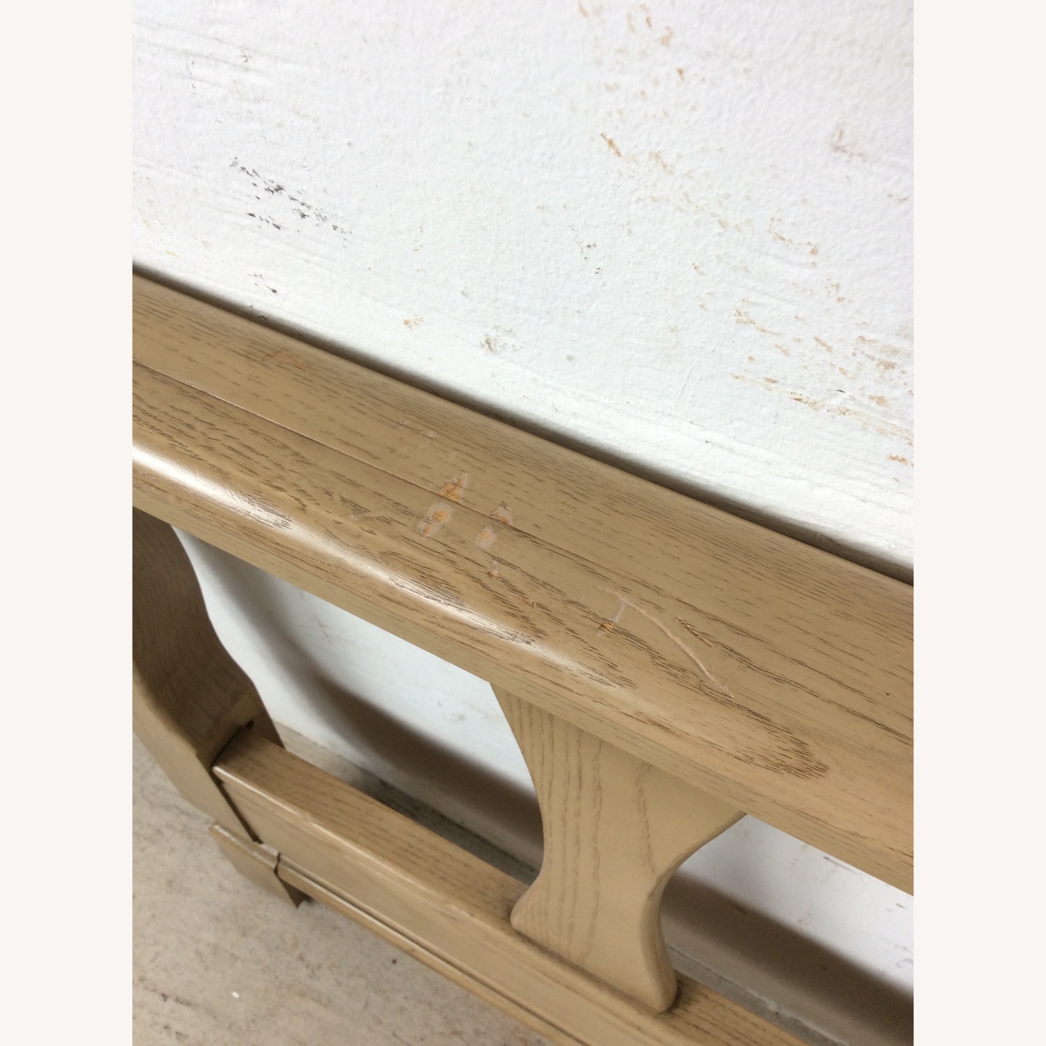Mid Century Head & Footboard in Limed Oak Finish - image-20