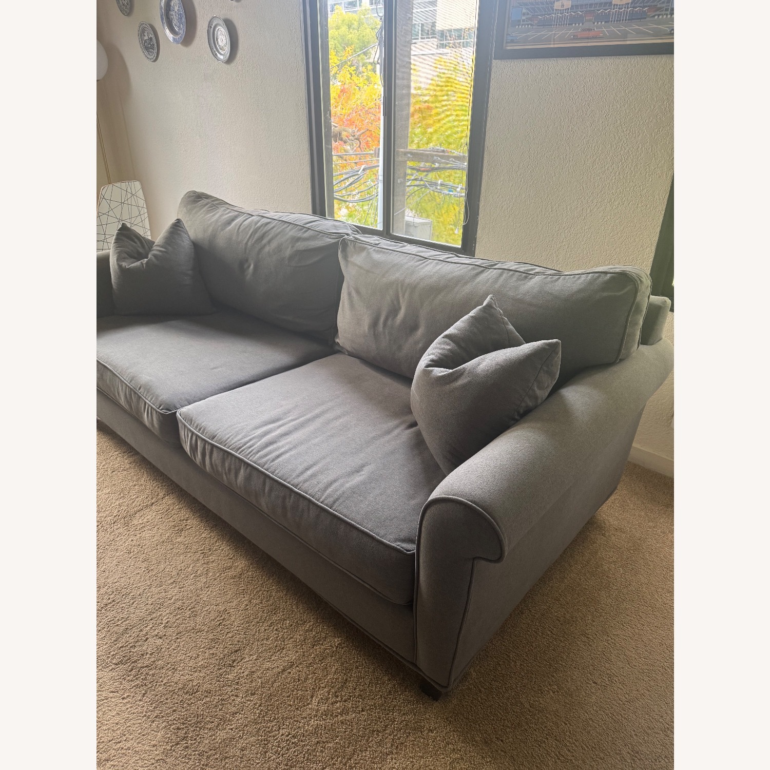 Scandinavian Designs Dark Gray 2 Seater Sofa - image-2