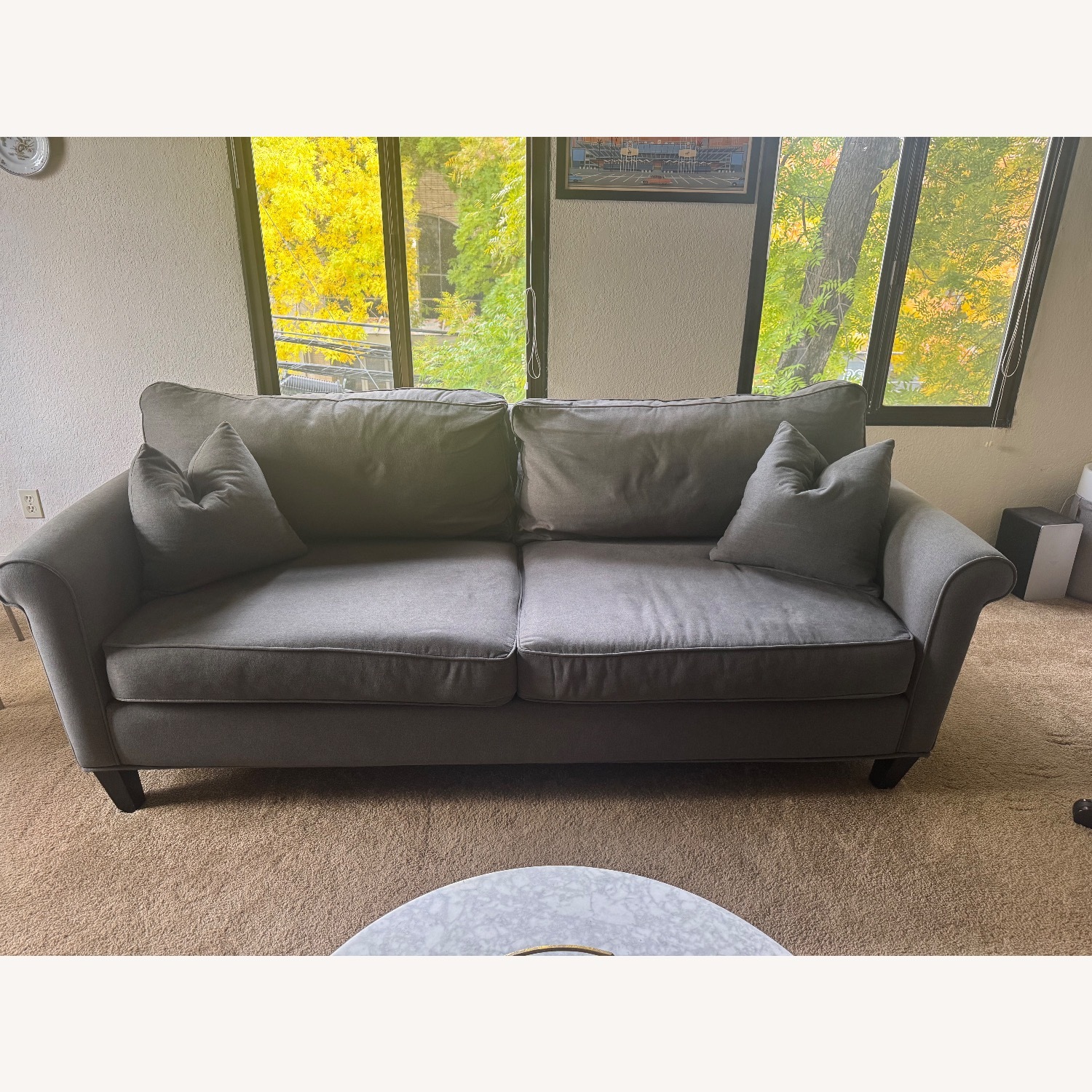 Scandinavian Designs Dark Gray 2 Seater Sofa - image-0