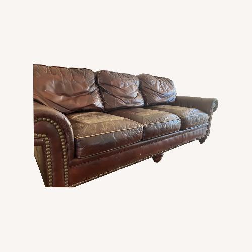 Used Whitmores Sherille Leather Sofa for sale on AptDeco